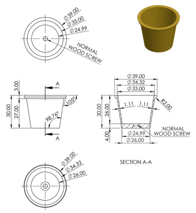 Berkeley Antique Leg Cup