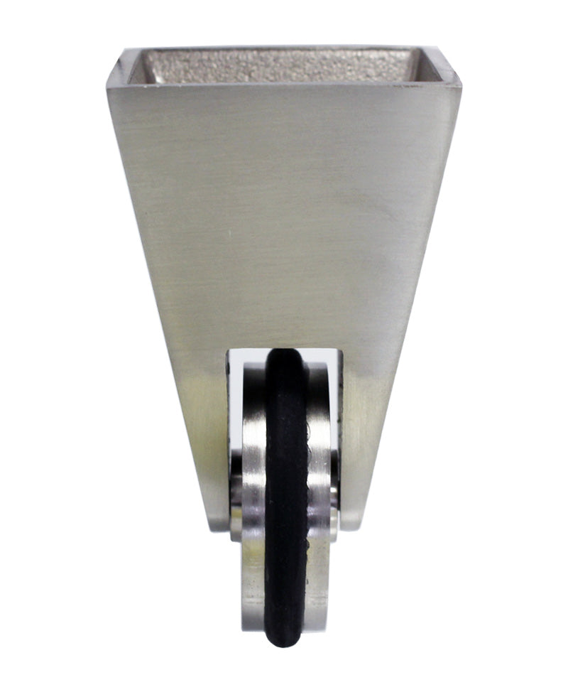 Vintage Stainless Steel Square Cup Castor