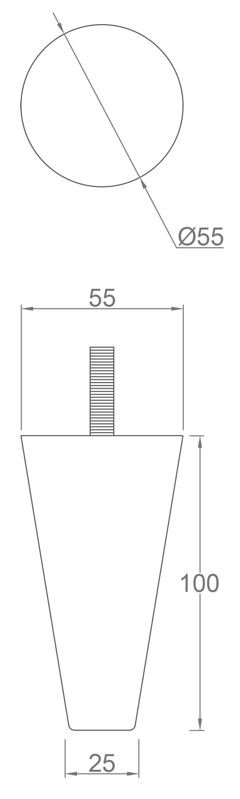 Ailis Tapered Furniture Legs