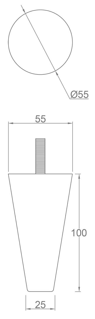 Ysabel Solid Oak Furniture Legs